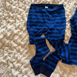 Hannah Anderson blue and navy striped pajama bottom